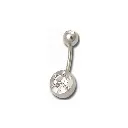 Piercing Banane - Acier - Banane pour nombril 860