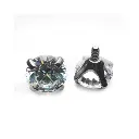 Piercing Embout - Titane F136 Gamme Hand Ink - Embout 09 avec pas de vis interne strass griffé*