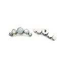 Embout Piercing - Titane F136 Gamme Hand Ink - Embout 28 en titane f136 avec pas de vis interne*