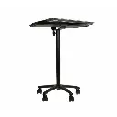 Desserte Tattoo - Stainless Steel Mayo Tray - Plan de travail plateau a roulette en acier noir mat*
