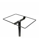 Desserte Tattoo - Stainless Steel Mayo Tray - Plan de travail plateau a roulette en acier noir mat*