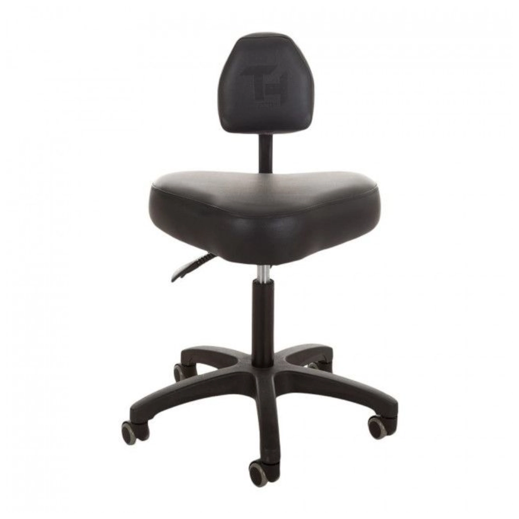 Chaise Tattoo - Tat Tech Artist Chair Black - Chaise pour artiste tatoueur sur roulette*