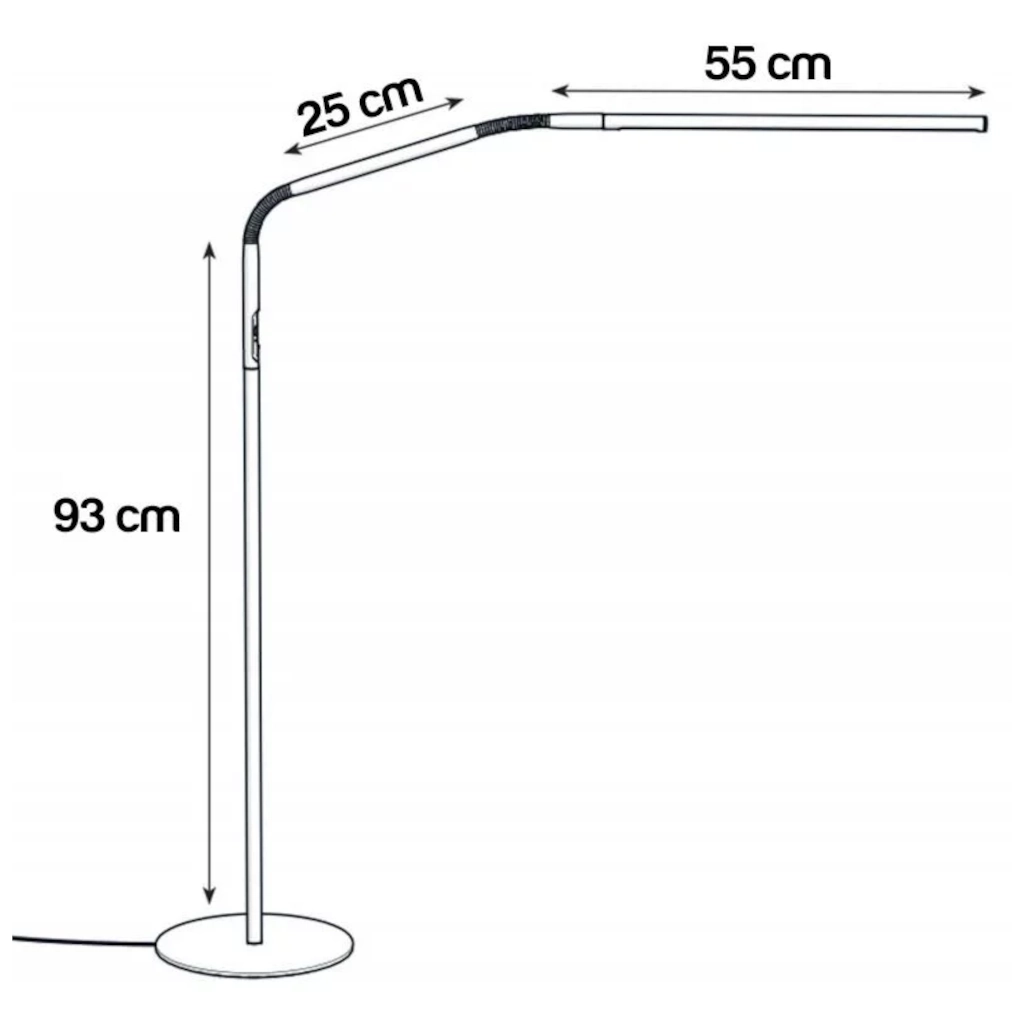 Eclairage Tattoo - Daylight Led Floor Lamp Slimline 4 - Lampe avec éclairage led sur pied pour tatouage et piercing*
