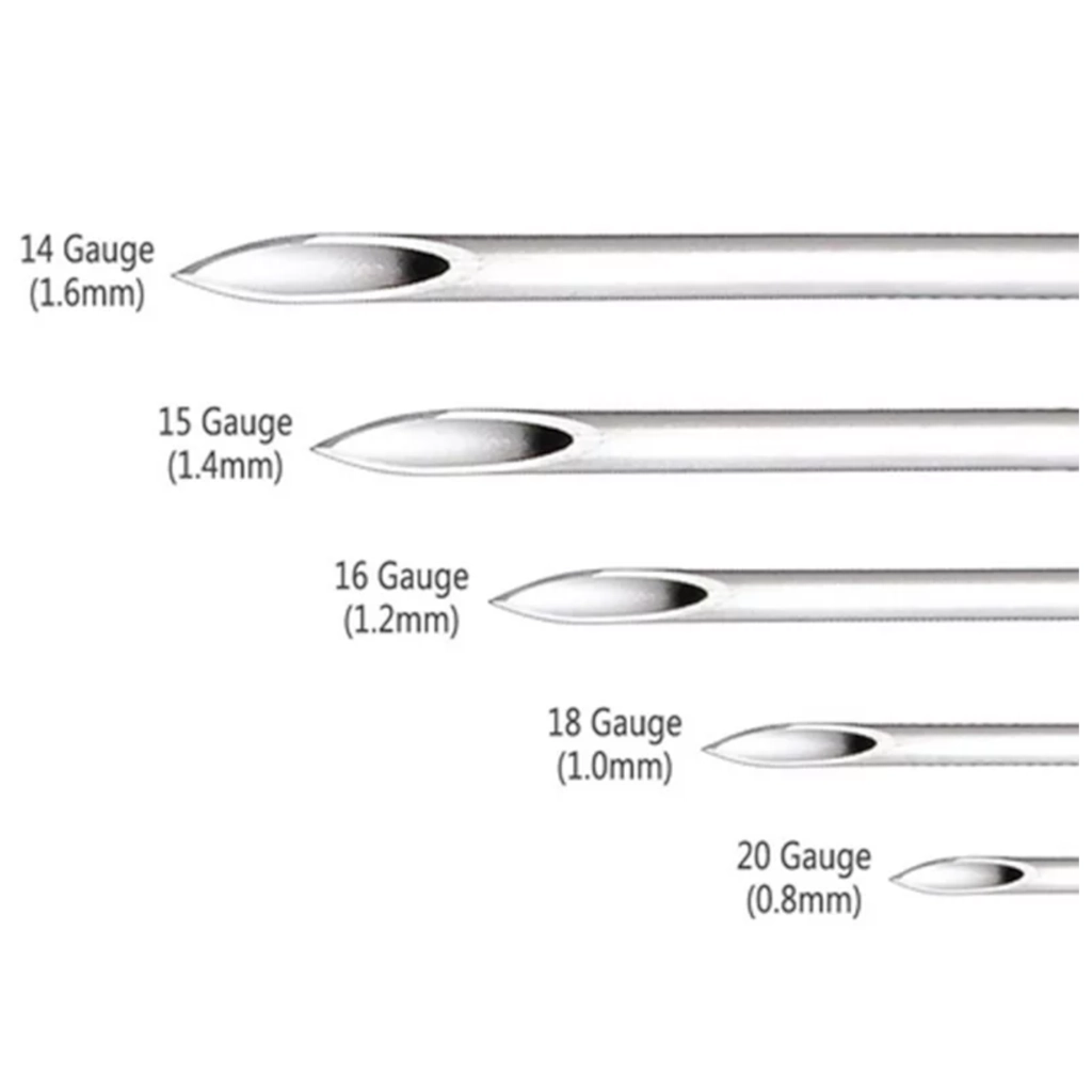 Aiguille Piercing - Aiguille Stérile Gamme Itc - Blade pour le piercing avec pas de vis interne triple biseau*