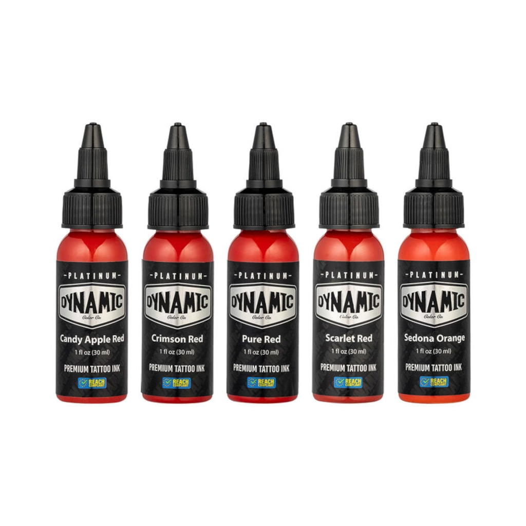 Set Encre Tattoo - Platinum By Dynamic Set Envy - Mélange pour le tatouage encre reach 5 x 30 ml*