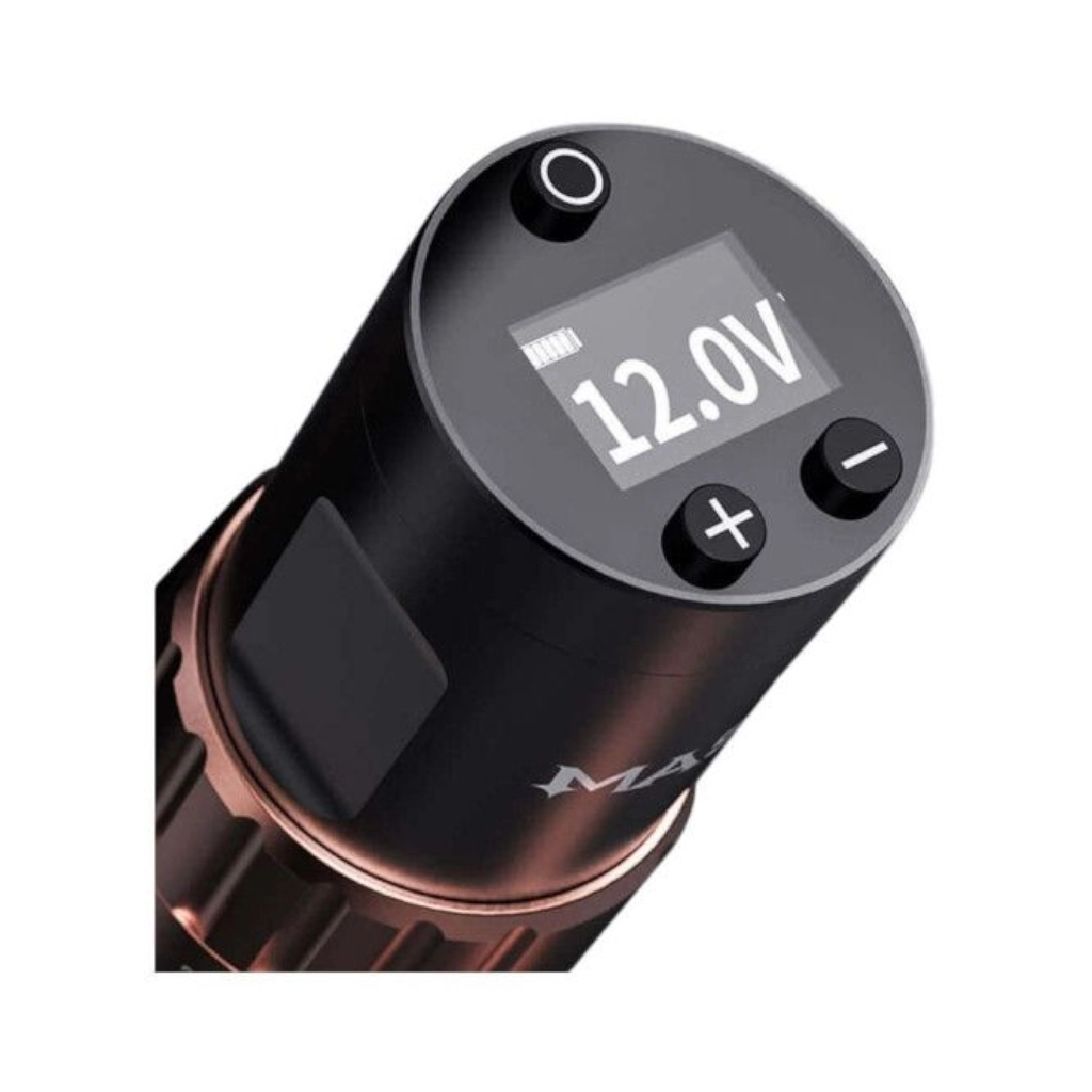 Machine Tattoo - Dragonhawk Mast Fold 2 - Machine à tatouer sans fil pour les tatoueurs avec 7 courses réglable