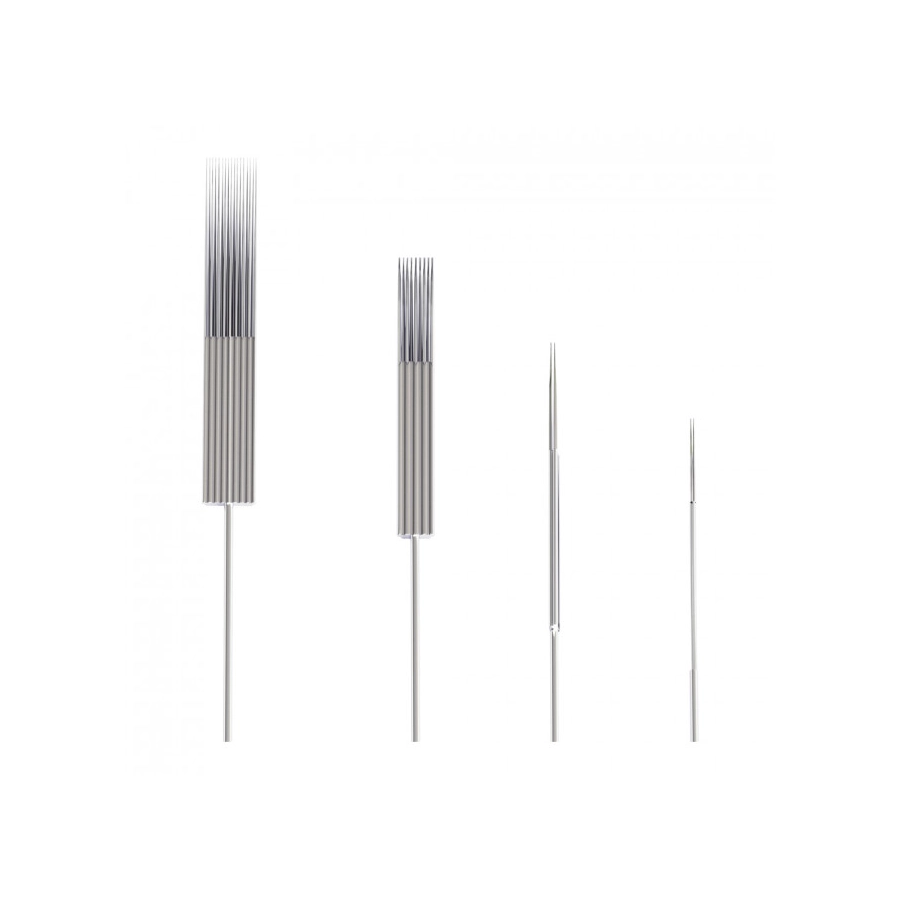 Aiguille Tattoo - Crystal One Needles Round Liner - Boîte de 50 aiguilles pour tube de tatouage 