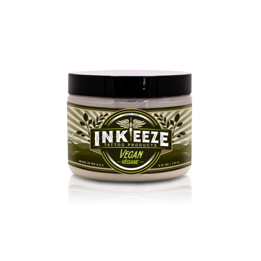 Beurre Tattoo - Inkeeze Vegan Glide - Crème onguent multi usage pour tatouage et soin après tattoo naturelle infusée d'huiles essentielles