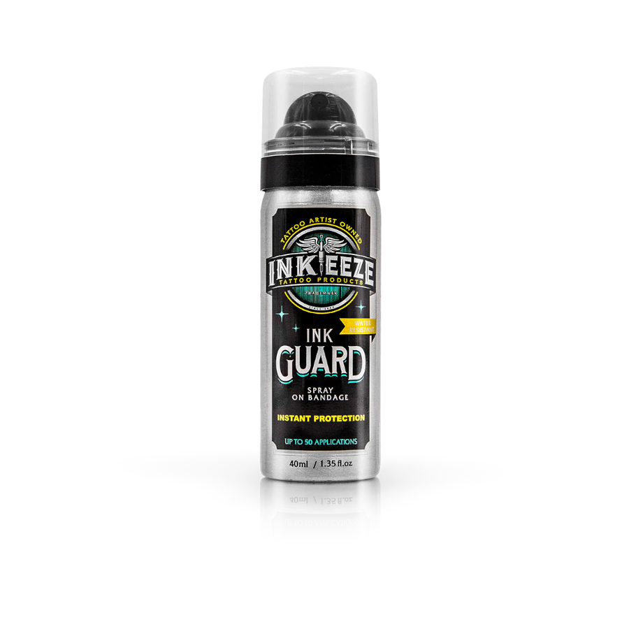 Protection Tattoo - Inkeeze Ink Guard - Spray film protecteur tatouage - 40 ml