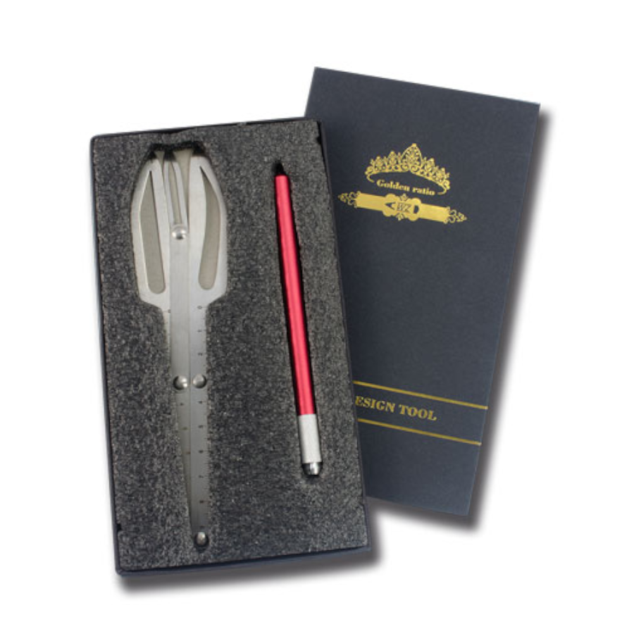 KIT MICROBLADING STYLO PORTE LAME AVEC OUTIL DE MESURE