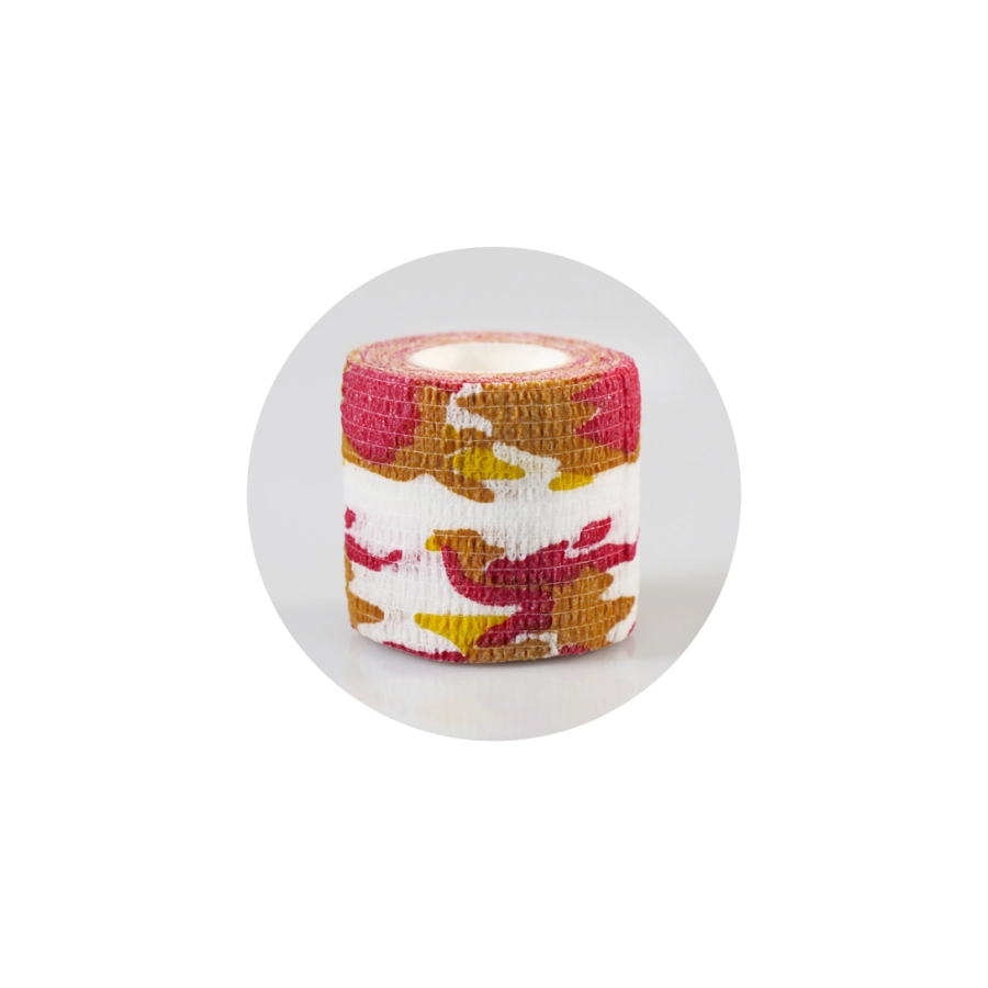 Couvre Grip Tattoo - Strap Camouflage Gamme Itc - Bande cohésive pour manchon de tatouage 5 cm 4 modeles
