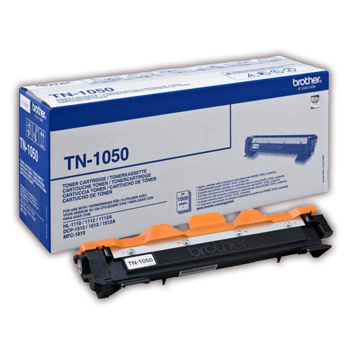 TONER ENCRE TN1050 NOIR 1000 PAGES POUR IMPRIMANTE BROTHER