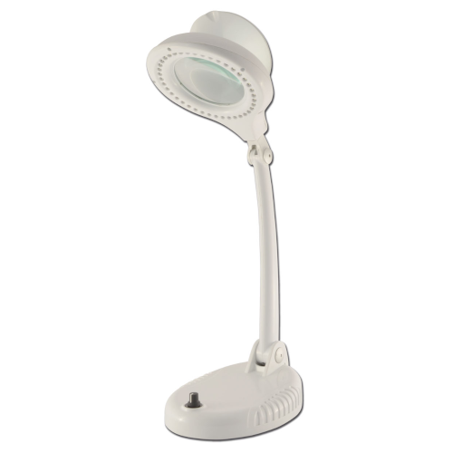 LAMPE LOUPE PORTATIVE RECHARGEABLE LED ALIM TRANSFO 220/12V