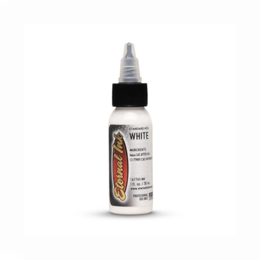 Encre Tattoo Blanc - Eternal Ink White - Mélange pour le tatouage encre REACH