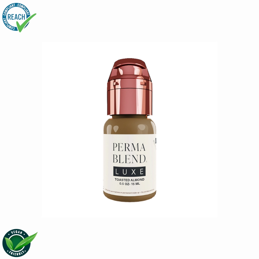 Pigment Pmu Marron - Perma Blend Luxe Toasted Almond - Melange pour le maquillage permanent REACH 15ml