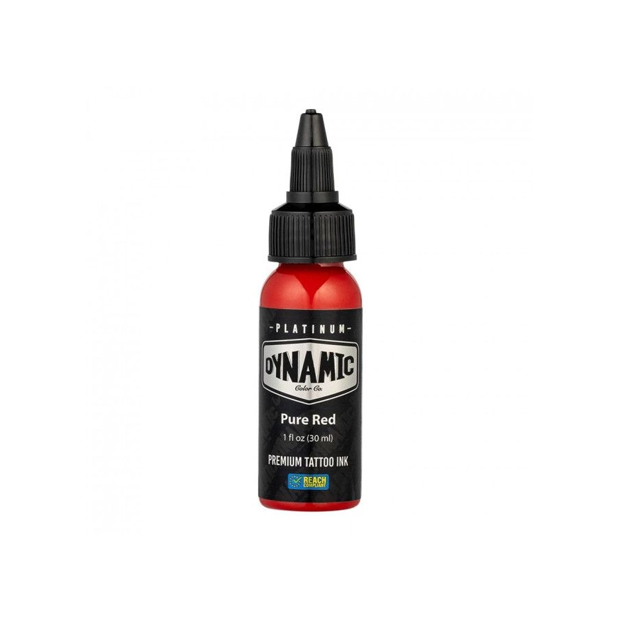 Encre Tattoo Rouge - Platinum By Dynamic Pure Red - Mélange pour le tatouage encre reach 30 ml*