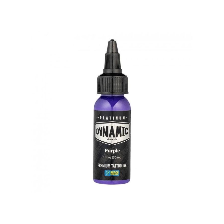 Encre Tattoo Violette - Platinum By Dynamic Purple - Mélange pour le tatouage encre 30 ml reach