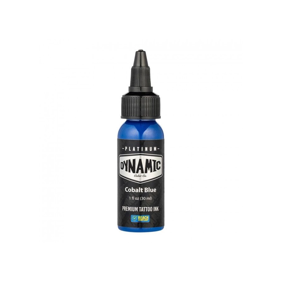 Encre Tattoo Bleu - Platinum By Dynamic Cobalt Blue - Mélange pour le tatouage 30 ml reach 