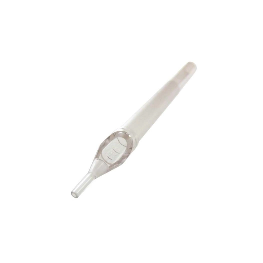 Cnc Seamless Long Tips Round - Boîte de 50 buses ronde longues en plastique pour aiguille tatouage