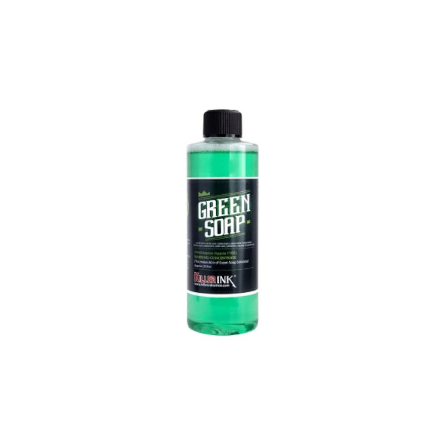 Savon Vert Tattoo - Green Soap Killer Ink - Savon vert concentré pour le nettoyage du tatouage 500ml