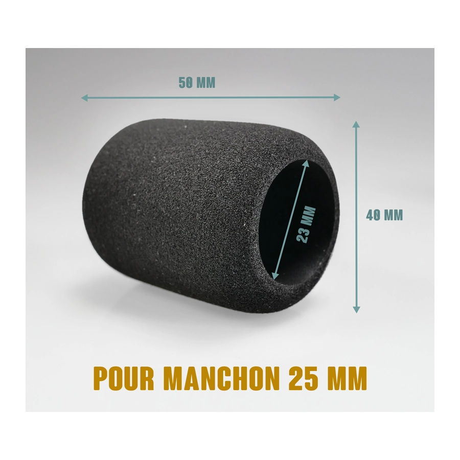 Grip Cover Disposable Foam - Sur-manchons en mousses noirs pour grip de diamètres 25 mm ou 30 mm