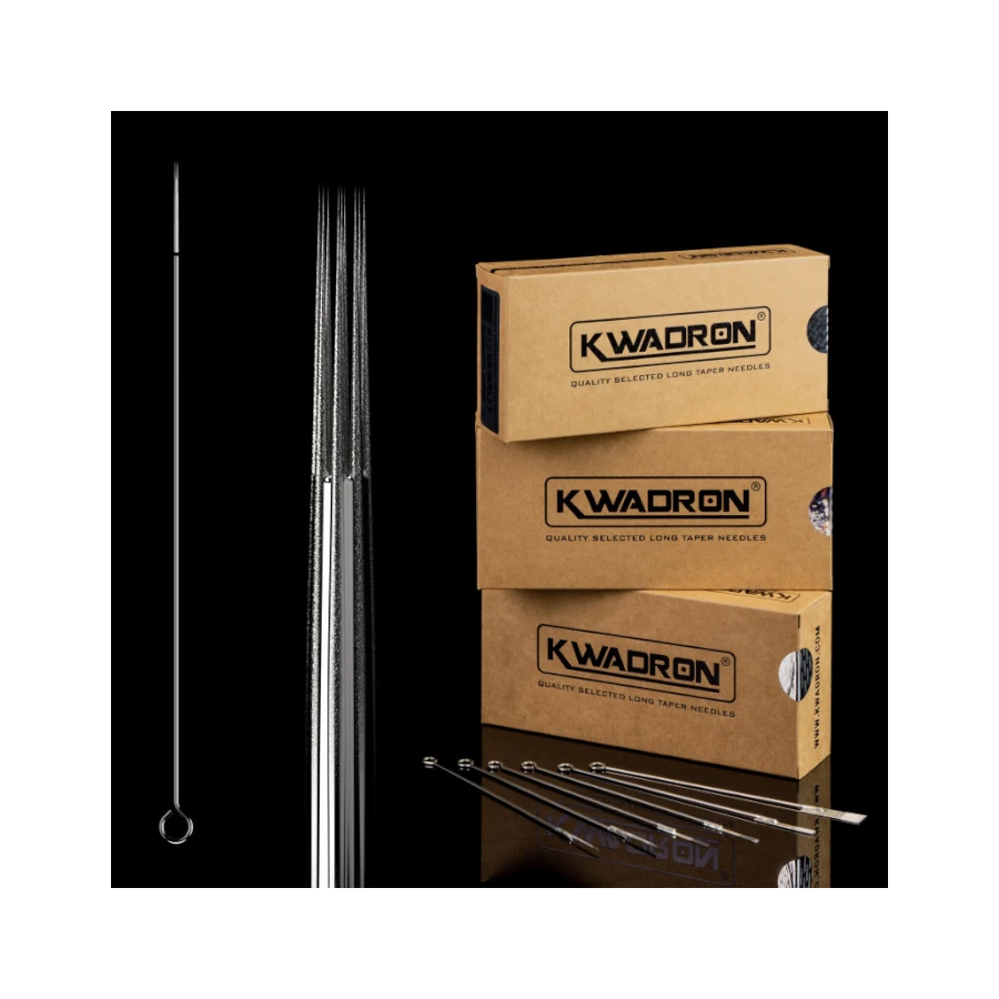 Aiguille Tube Tattoo - Kwadron Liner Texturées - Aiguille traditionnelle pour tube de tatouage