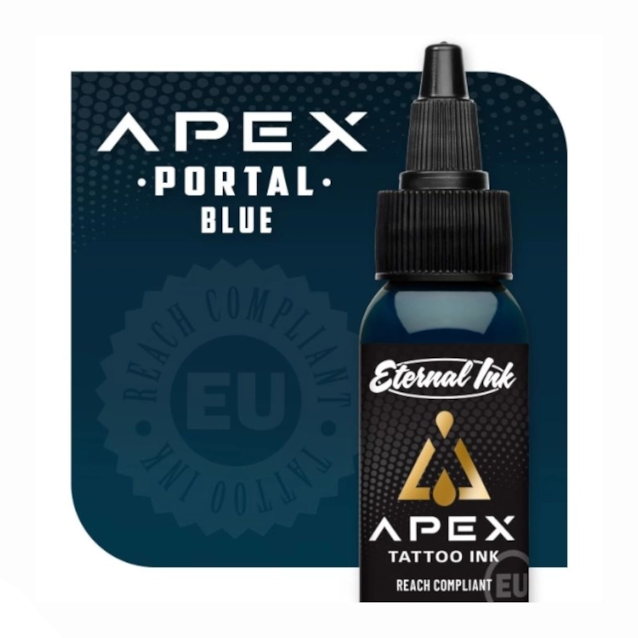 Encre Tattoo Bleu - Eternal Ink Apex Portal Blue - Mélange pour le tatouage encre reach 30 ml
