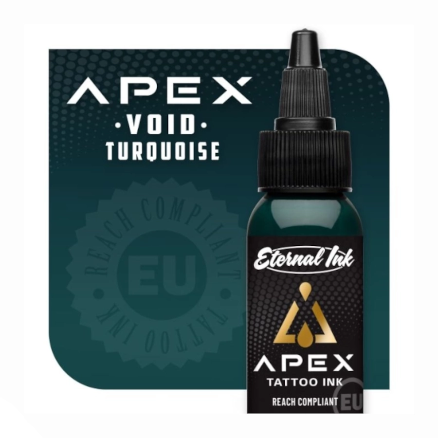 Encre Tattoo Bleu - Eternal Ink Apex Void Turquoise - Mélange pour le tatouage encre reach 30 ml