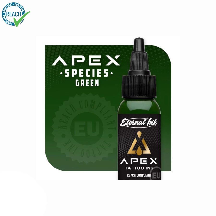 Encre Tattoo Vert - Eternal Ink Apex Species Green - Melange pour le tatouage encre REACH 30 ml