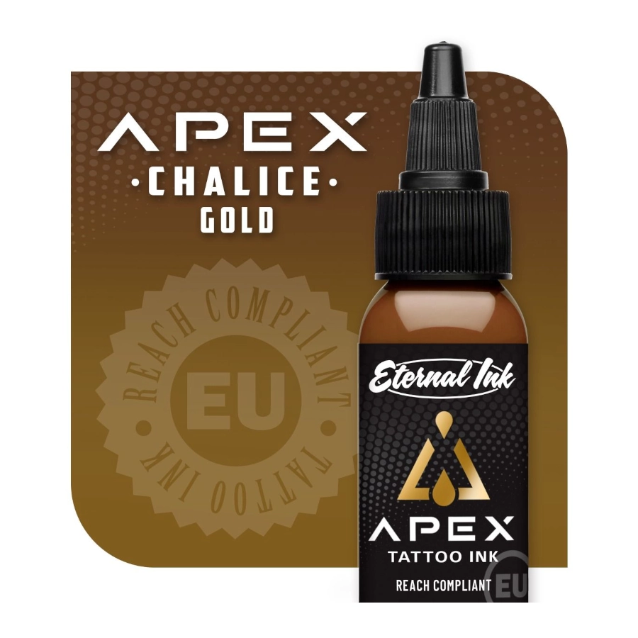 Encre Tattoo Marron - Eternal Ink Apex Chalice Gold - Mélange pour le tatouage encre reach 30 ml*
