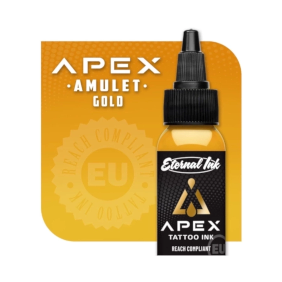 Encre Tattoo Jaune - Eternal Ink Apex Amulet Gold - Mélange pour le tatouage encre reach 30 ml*