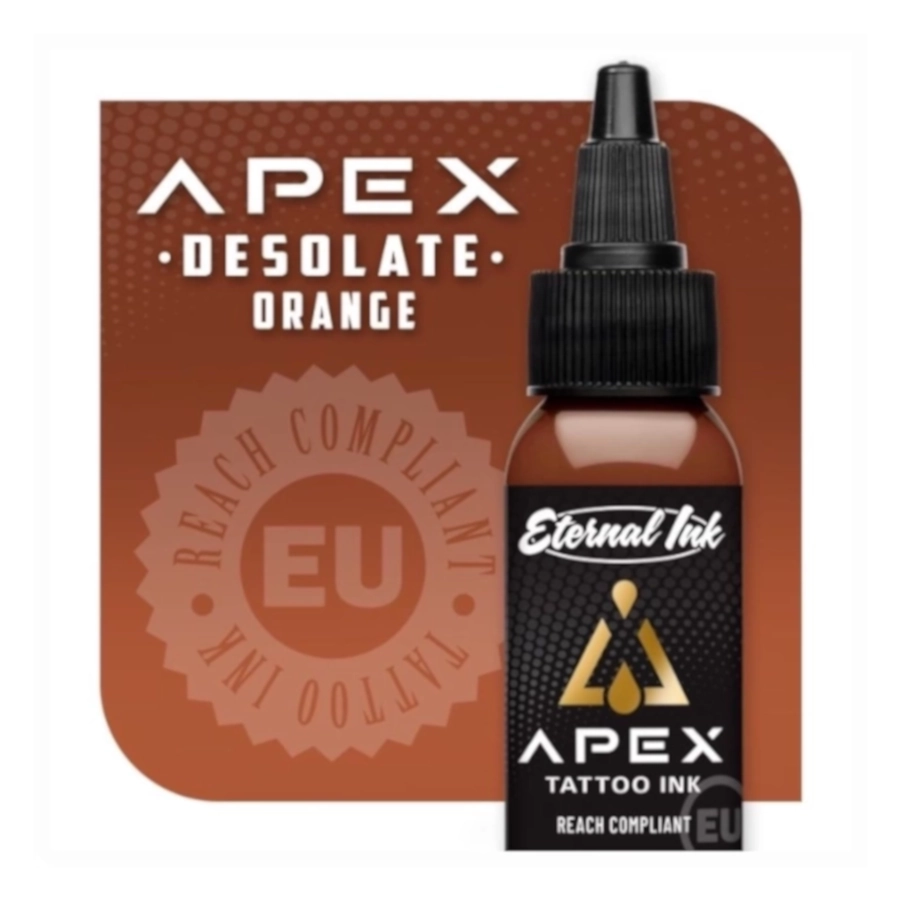 Encre Tattoo Marron - Eternal Ink Apex Desolate Orange - Mélange pour le tatouage encre reach