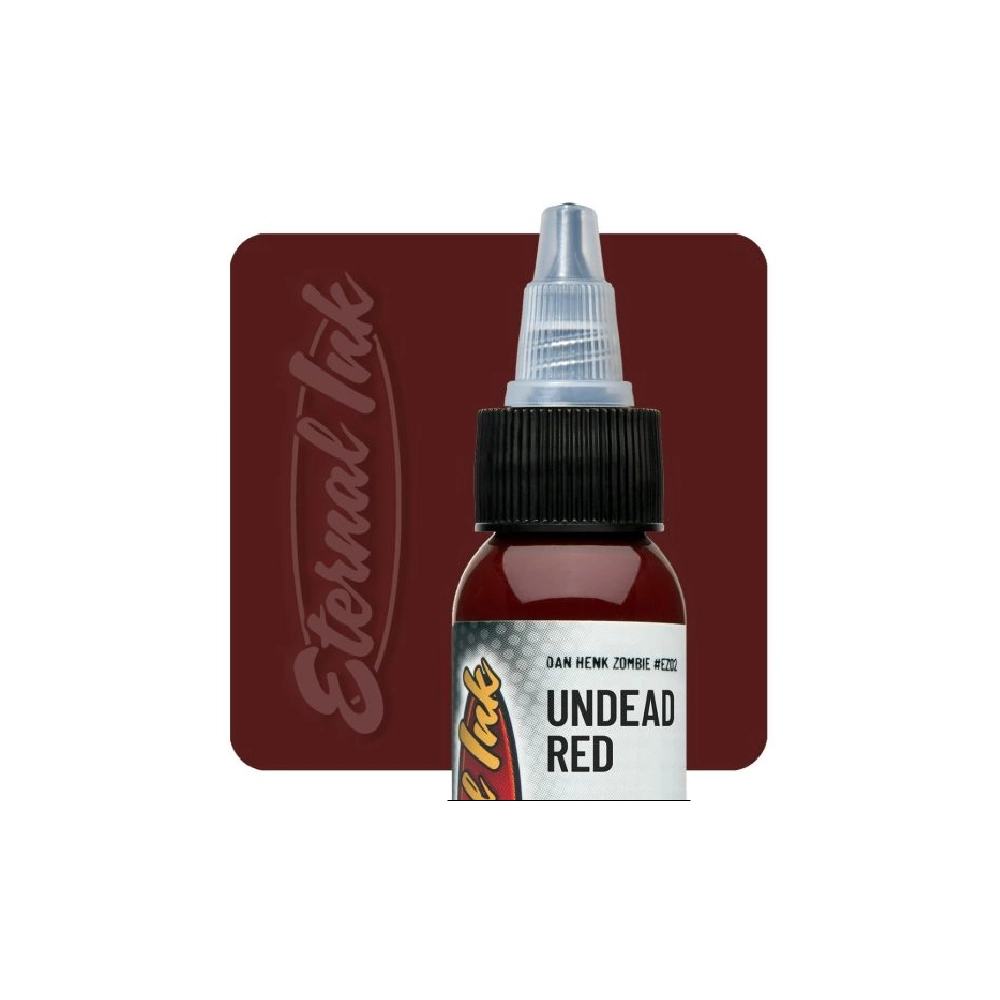 Eternal Ink Zombie Colours Undead Red - Encre artistique pour entrainement tatouage NON REACH
