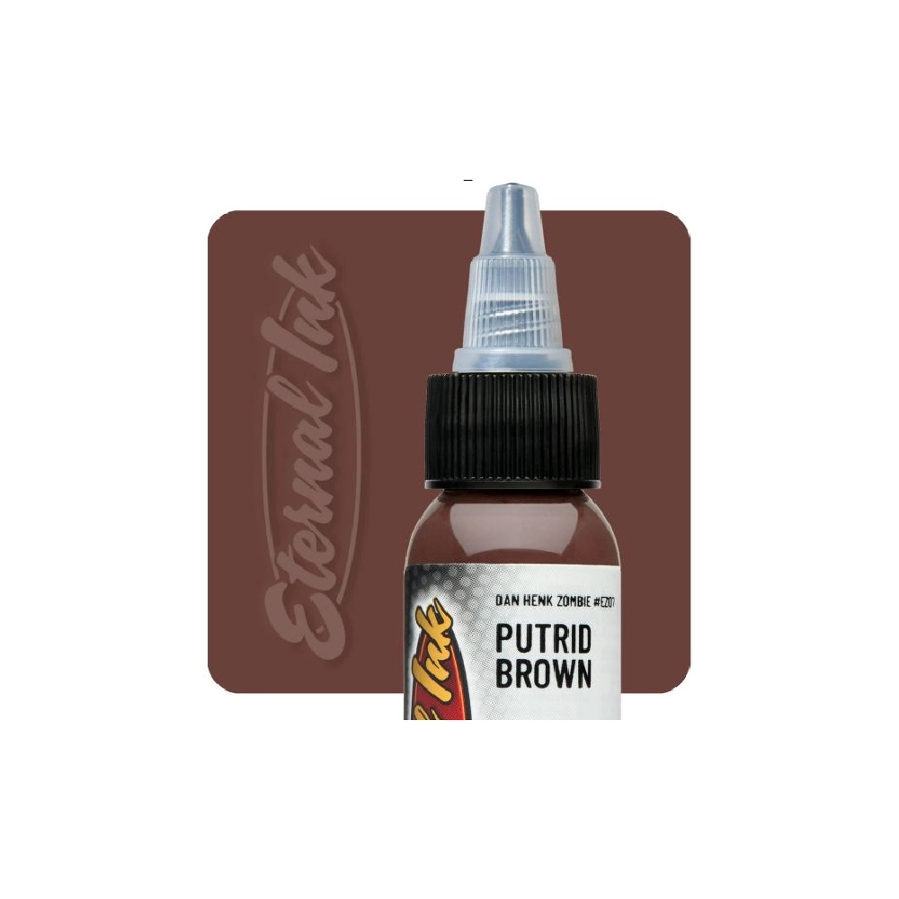 Eternal Ink Zombie Colours Putrid Brown - Encre artistique pour entrainement tatouage NON REACH