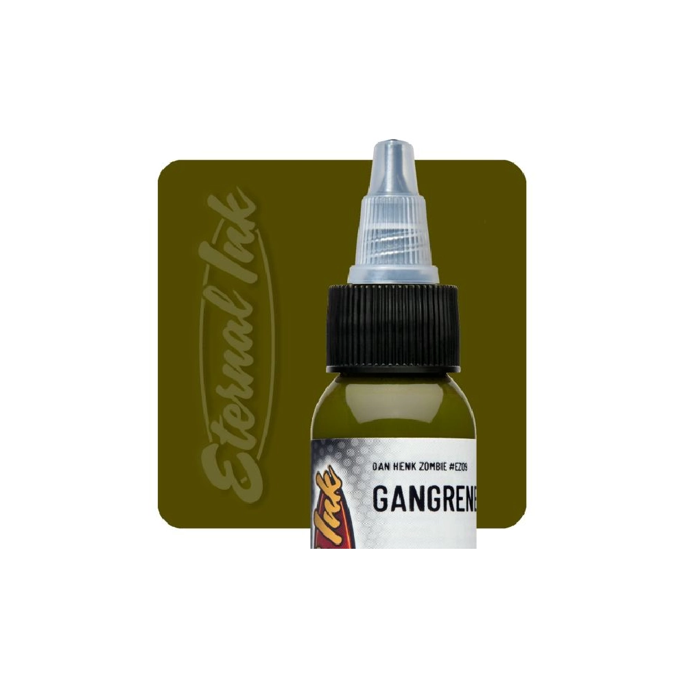 Eternal Ink Zombie Colours Gangrene - Encre artistique pour entrainement tatouage NON REACH