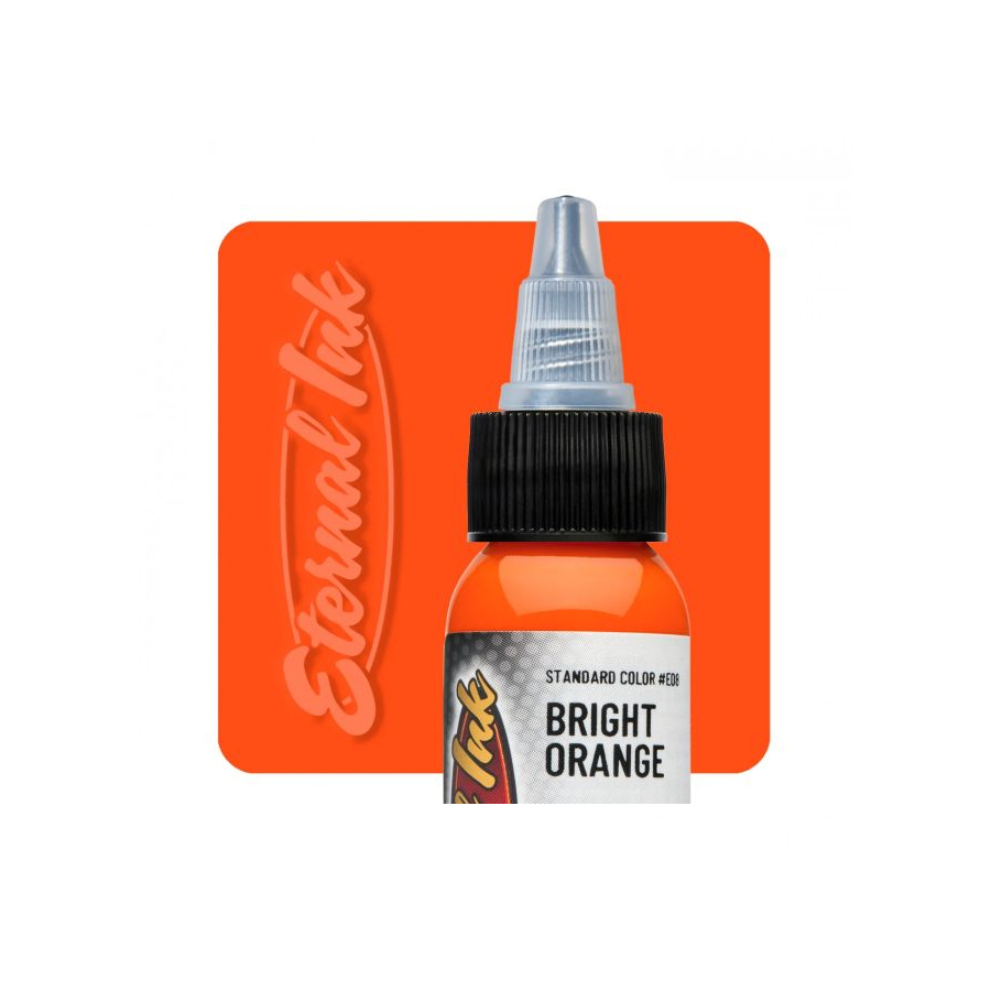 Eternal Ink Bright Orange - Encre artistique pour entraînement tatouage NON REACH