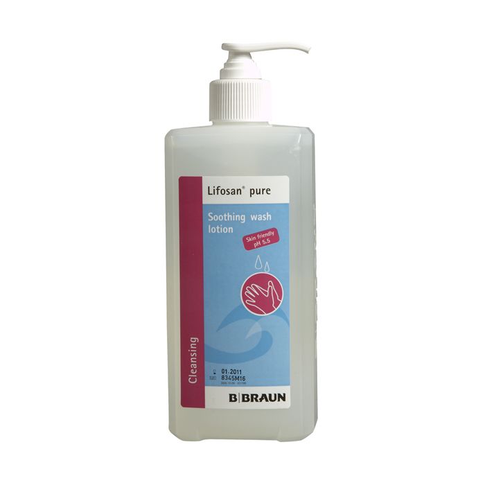 SAVON GEL AVEC POMPE DISTRIBUTRICE - BRAUN LIFOSAN - 500 ML