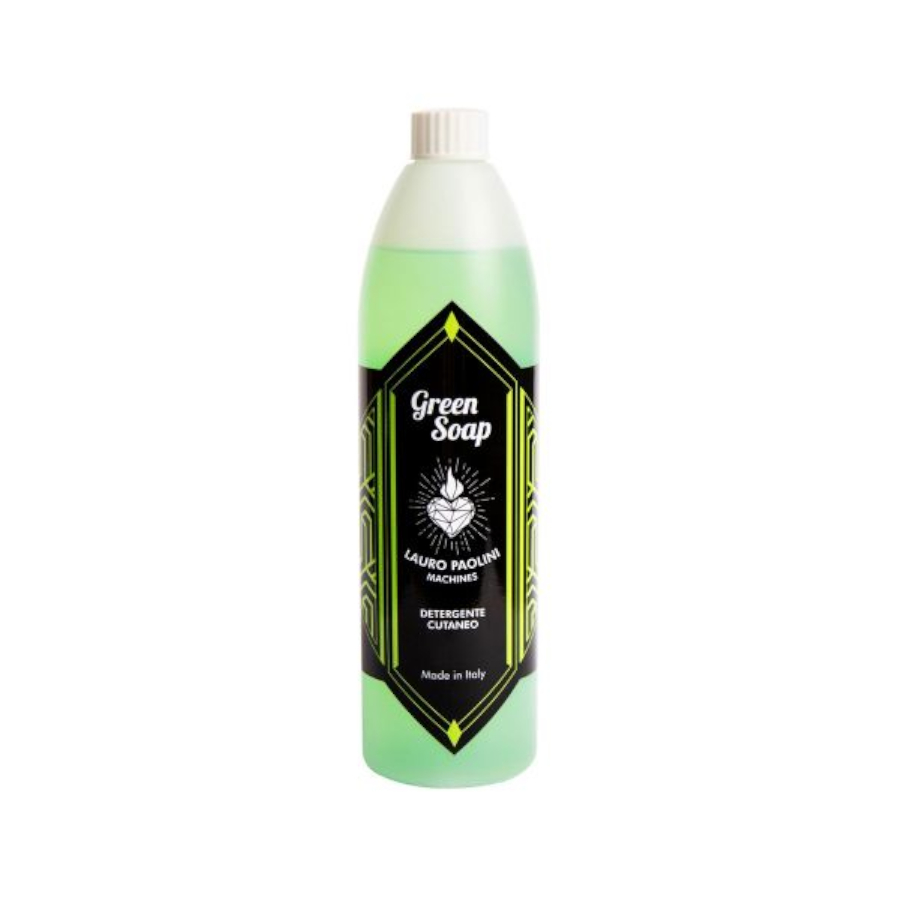 Lauro Paolini Green Soap - Savon vert concentré nettoyant pour le tatouage