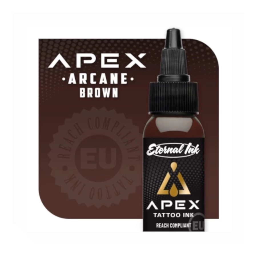 Encre Tattoo Marron - Eternal Ink Apex Arcane Brown - Mélange pour le tatouage encre reach 30 ml
