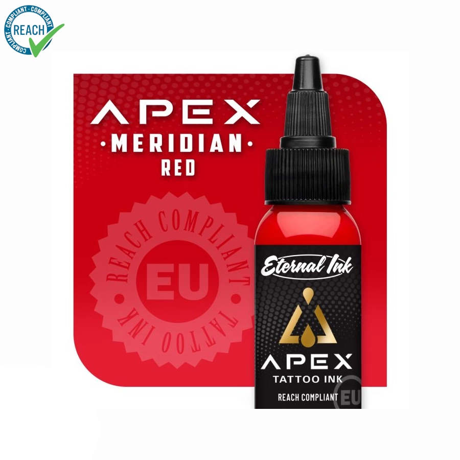 Encre Tattoo Rouge - Eternal Ink Apex Meridian Red - Melange pour le tatouage encre REACH 30 ml