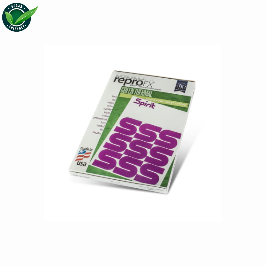Transfert Tattoo - Spirit Repro Fx Green Thermal - Papier carbone vert pour le transfert des stencil tatouage pour thermocopieur*
