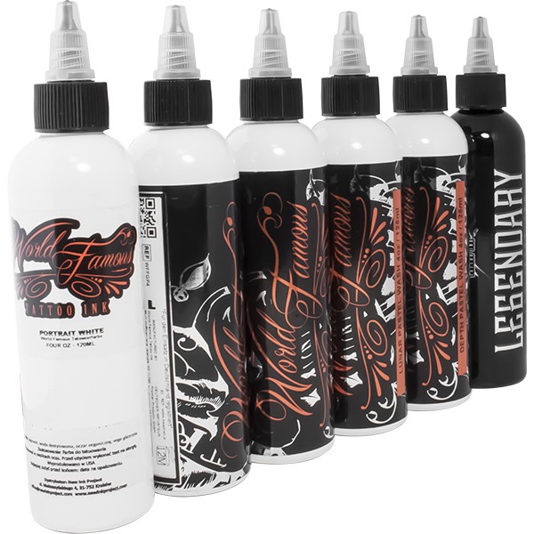 WORLD FAMOUS TATTOO INK NUNO FEIO PASTEL SET (120ML X 6PCS)