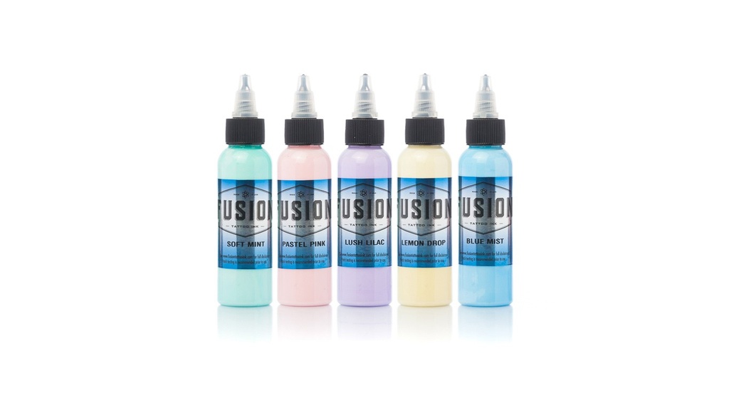 FUSION INK SET PASTELS COLOR X 5PCS 30ML