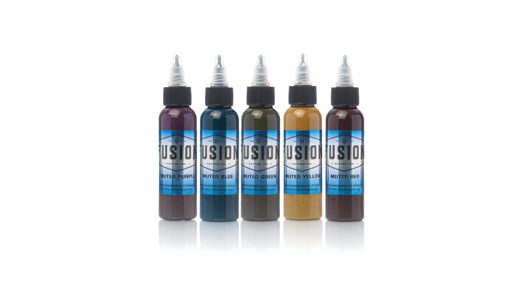 FUSION INK SET MUTED COLOR X 5PCS 30ML