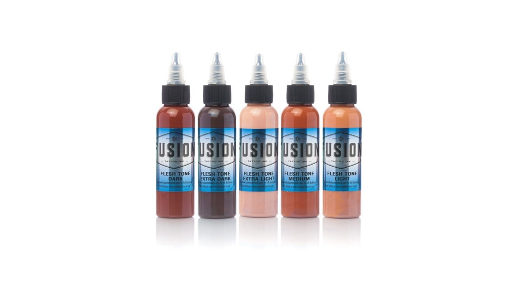FUSION INK SET FLESH TONE COLOR X 5PCS 30ML NON CONFORME REACH