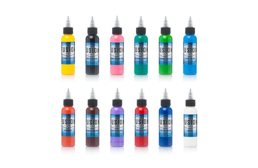 FUSION INK SET DE 12 COULEURS 30ML