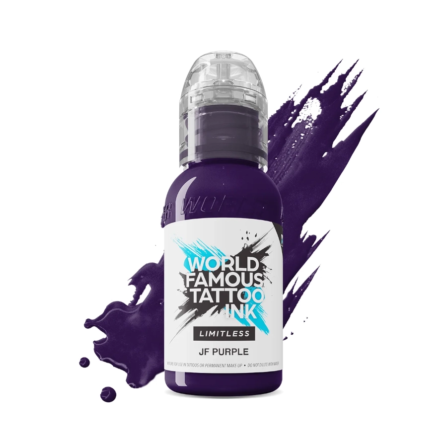 Encre Tattoo Violette - World Famous Ink Limitless Jf Purple - Mélange pour le tatouage encre reach 30 ml*