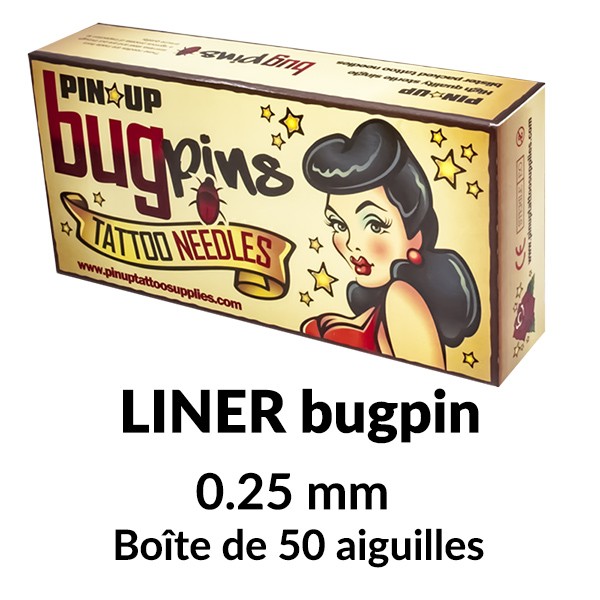 Pinup aiguilles liner bugpin 0.2mm