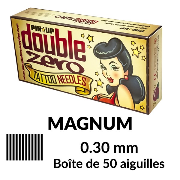 PINUP AIGUILLES DOUBLE ZERO MAGNUM 0.30MM