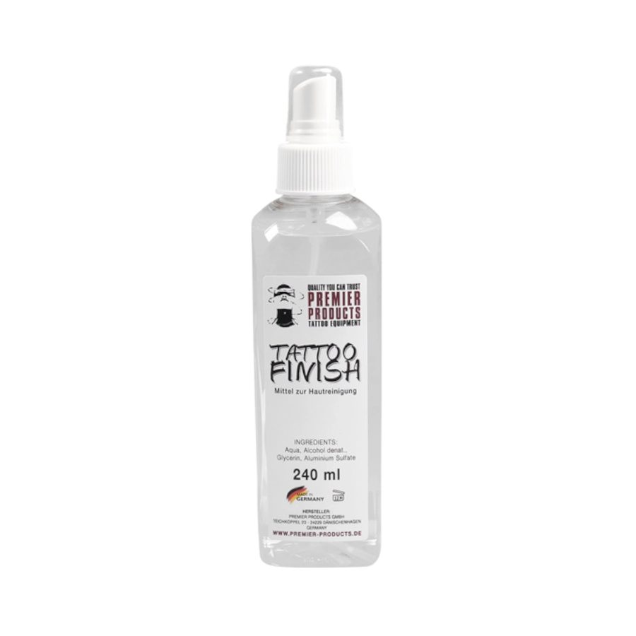 Soin Tattoo - Premier Products Tattoo Finish - Spray cicatrisant et fixateur d'encre de tatouage 240 ml*